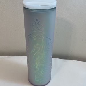 NWT Starbucks 50th anniversary frosted siren mermaid tumbler 16oz